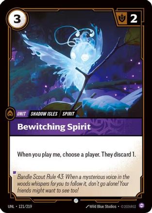 Bewitching Spirit (121/219) - Riftbound - [Unleashed] Foil