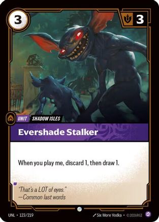 Evershade Stalker (123/219) - Riftbound - [Unleashed]