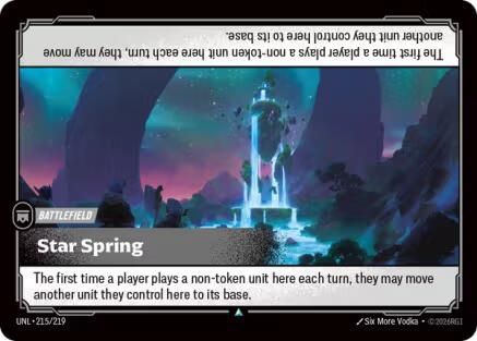 Star Spring (215/219) - Riftbound - [Unleashed] Foil
