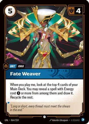 Fate Weaver (064/219) - Riftbound - [Unleashed]