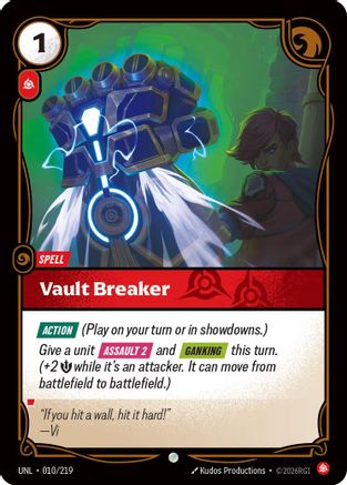 Vault Breaker (010/219) - Riftbound - [Unleashed]