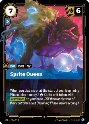 Sprite Queen (084/219) - Riftbound - [Unleashed] Foil