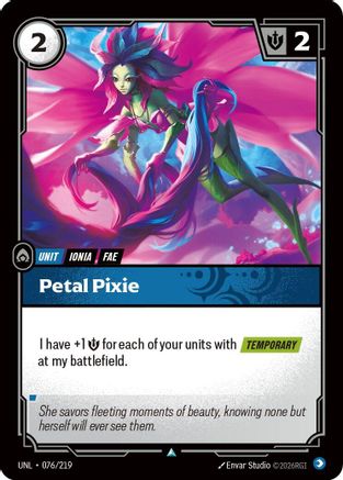 Petal Pixie (076/219) - Riftbound - [Unleashed]