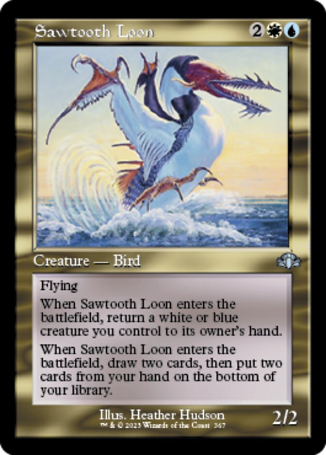 Sawtooth Loon (Retro) [Dominaria Remastered] Foil