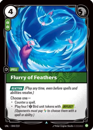 Flurry of Feathers (044/219) - Riftbound - [Unleashed]
