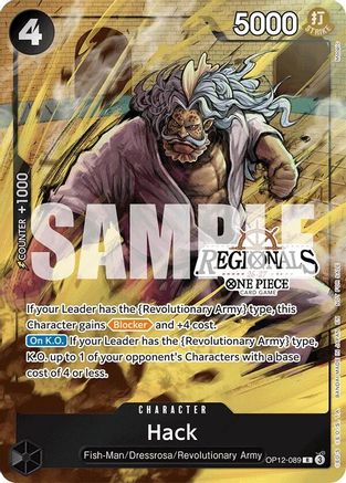 Hack (Regional Participation Pack 2026 Vol.1) (OP12-089) - [One Piece Promotion Cards] Foil
