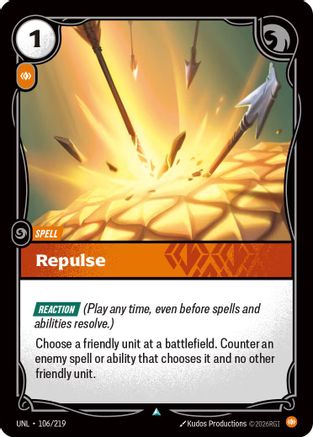 Repulse (106/219) - Riftbound - [Unleashed]
