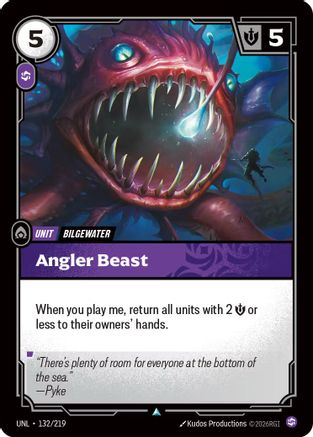 Angler Beast (132/219) - Riftbound - [Unleashed]
