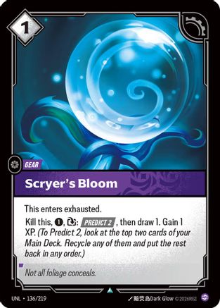 Scryer's Bloom (136/219) - Riftbound - [Unleashed]