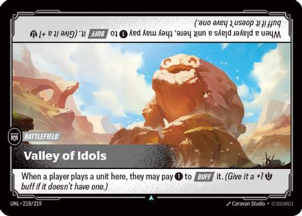 Valley of Idols (218/219) - Riftbound - [Unleashed]