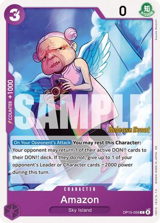 Amazon (OP15-059) - [Adventure on Kami's Island Release Event Cards]