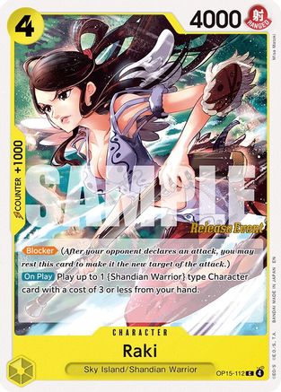 Raki (OP15-112) - [Adventure on Kami's Island Release Event Cards]