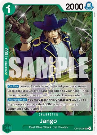 Jango (OP15-026) - [Adventure on Kami's Island Release Event Cards]