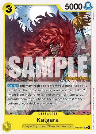 Kalgara (OP15-101) - [Adventure on Kami's Island Release Event Cards]