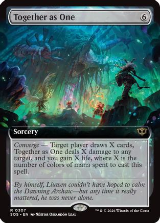 Together as One (Extended Art)  [Secrets of Strixhaven] Foil