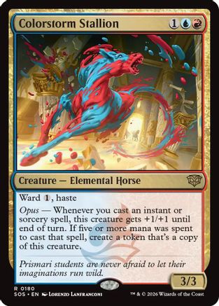 Colorstorm Stallion  [Secrets of Strixhaven] Foil