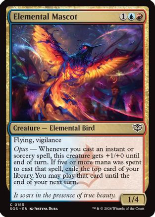 Elemental Mascot  [Secrets of Strixhaven] Foil