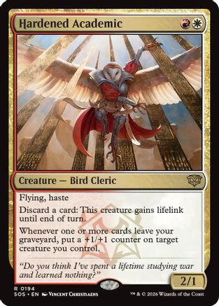Hardened Academic  [Secrets of Strixhaven] Foil