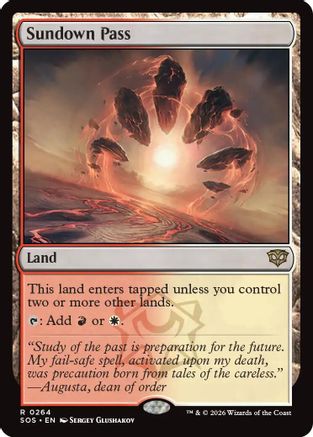 Sundown Pass  [Secrets of Strixhaven] Foil