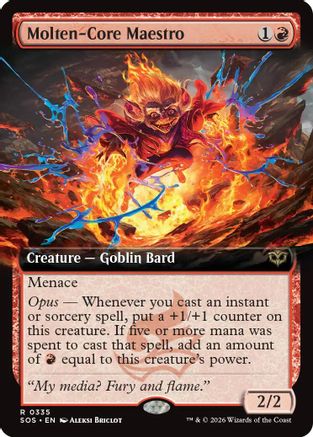 Molten-Core Maestro (Extended Art)  [Secrets of Strixhaven]