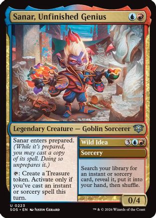 Sanar, Unfinished Genius  [Secrets of Strixhaven] Foil