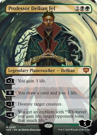 Professor Dellian Fel (Borderless)  [Secrets of Strixhaven]