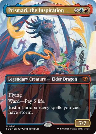 Prismari, the Inspiration (Borderless)  [Secrets of Strixhaven]
