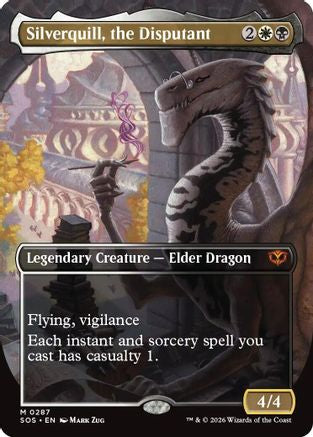 Silverquill, the Disputant (Borderless)  [Secrets of Strixhaven]
