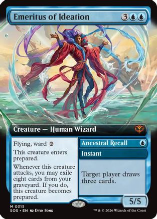 Emeritus of Ideation (Extended Art)  [Secrets of Strixhaven]