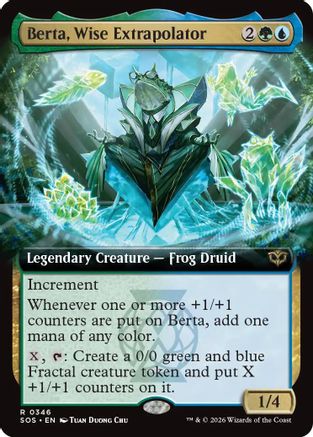 Berta, Wise Extrapolator (Extended Art)  [Secrets of Strixhaven]