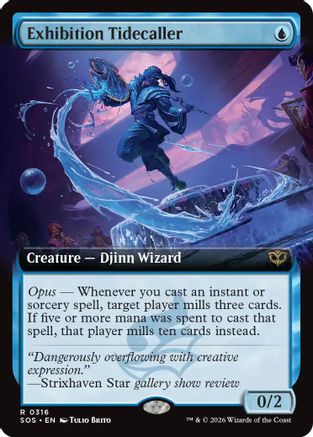 Exhibition Tidecaller (Extended Art)  [Secrets of Strixhaven]