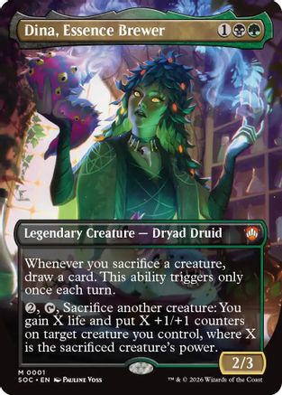 Dina, Essence Brewer (Borderless)  [Commander: Secrets of Strixhaven]