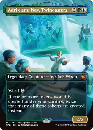Adrix and Nev, Twincasters (Borderless)  [Special Guests] Foil