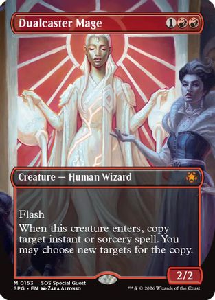 Dualcaster Mage (Borderless)  [Special Guests] Foil