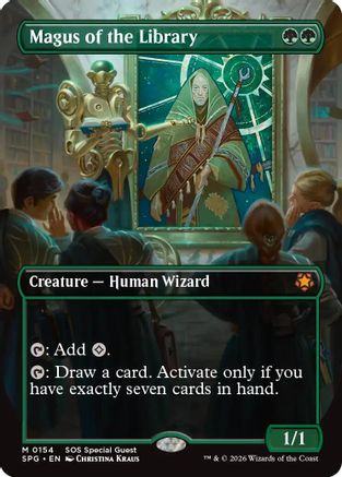 Magus of the Library (Borderless)  [Special Guests]