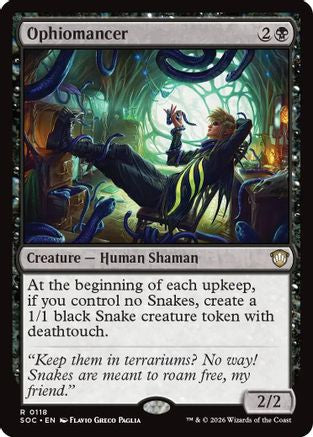 Ophiomancer  [Commander: Secrets of Strixhaven]