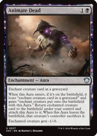 Animate Dead  [Commander: Secrets of Strixhaven]