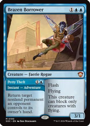 Brazen Borrower  [Commander: Secrets of Strixhaven]