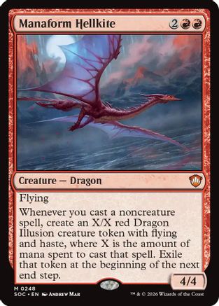 Manaform Hellkite  [Commander: Secrets of Strixhaven]