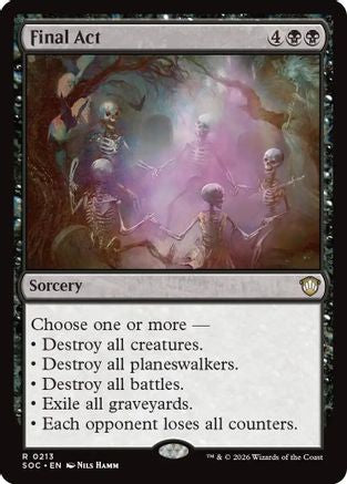 Final Act  [Commander: Secrets of Strixhaven]