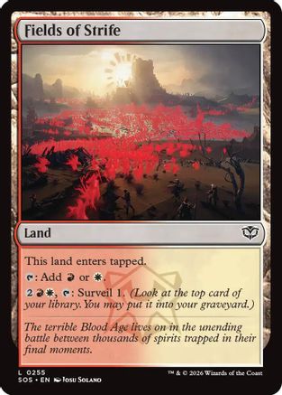 Fields of Strife  [Secrets of Strixhaven] Foil