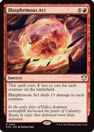 Blasphemous Act  [Commander: Secrets of Strixhaven]