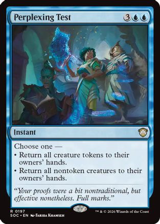 Perplexing Test  [Commander: Secrets of Strixhaven]