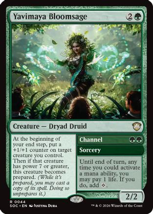 Yavimaya Bloomsage  [Commander: Secrets of Strixhaven]