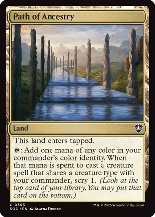 Path of Ancestry  [Commander: Secrets of Strixhaven]