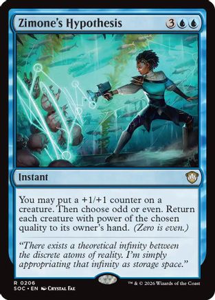 Zimone's Hypothesis  [Commander: Secrets of Strixhaven]