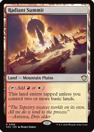 Radiant Summit  [Commander: Secrets of Strixhaven]