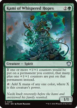 Kami of Whispered Hopes  [Commander: Secrets of Strixhaven]
