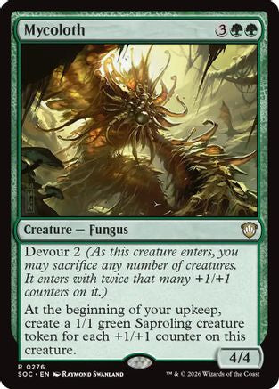 Mycoloth  [Commander: Secrets of Strixhaven]
