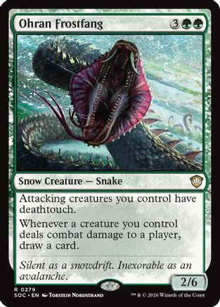 Ohran Frostfang  [Commander: Secrets of Strixhaven]